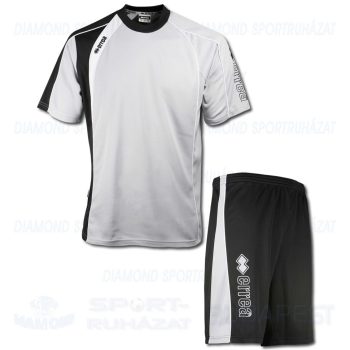 ERREA DAKOTA KIT belebújós edző melegítő felső (rövid ujjú) + rövidnadrág KIT - világosszürke-fekete [XL]