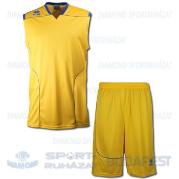 ERREA CHECOV SENIOR KIT kosárlabda mez + nadrág KIT - sárga-azúrkék [L]