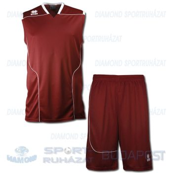 ERREA CHECOV SENIOR KIT kosárlabda mez + nadrág KIT - bordó-fehér [L]