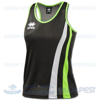 ERREA BENNY LADIES SENIOR női atléta mez (ujjatlan) - fekete-UV zöld-fehér [M]