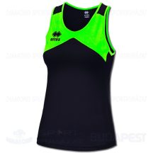   ERREA STEFAN WOMAN CANOTTA női atléta mez (ujjatlan) - fekete-UV zöld [M]