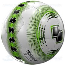   ERREA MERCURIO ID edző futball labda - fehér-fekete-UV zöld [5]