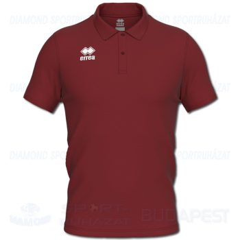 ERREA EVO POLO SHIRT pamut póló (rövid ujjú galléros) - bordó