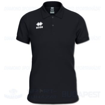 ERREA EVO LADIES POLO SHIRT női pamut póló (rövid ujjú galléros) - fekete