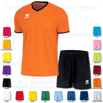 ERREA LENNOX & NEW SKIN SET futball mez + nadrág SZETT - narancssárga-fekete