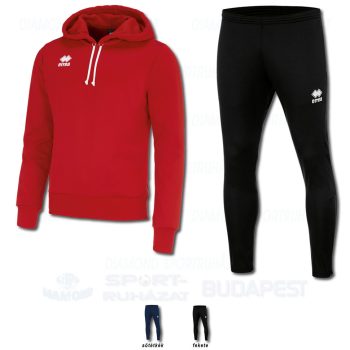 ERREA JONAS & FLANN SET kapucnis-belebújós edző- és szabadidő melegítő felső + nadrág SZETT - piros