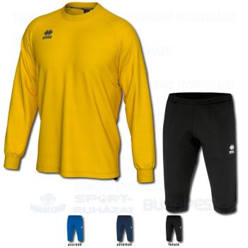 ERREA MADISON & PENCK SET belebújós edző melegítő felső + háromnegyedes nadrág KIT - sárga