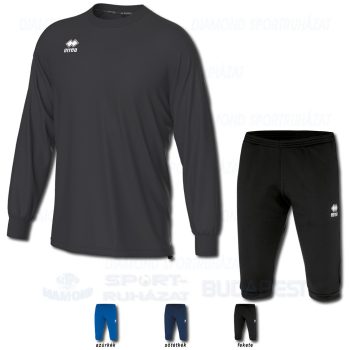 ERREA MADISON & PENCK SET belebújós edző melegítő felső + háromnegyedes nadrág KIT - antracit