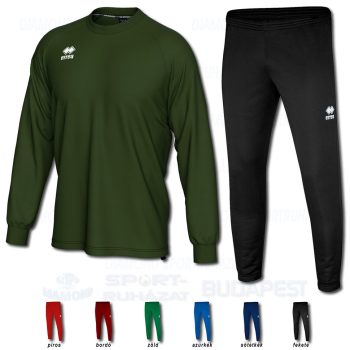 ERREA MADISON & NEVIS 3.0 SET belebújós edző- és szabadidő melegítő felső + nadrág SZETT - katonai zöld