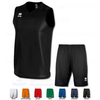ERREA DARRELL & MAXI SKIN SET kosárlabda mez + nadrág SZETT - fekete