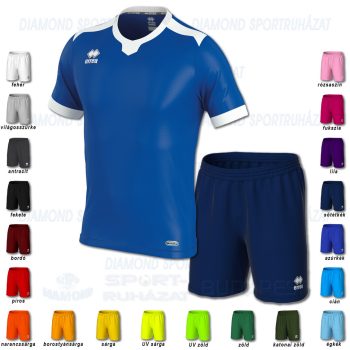 ERREA TI-MOTHY & NEW SKIN SET futball mez + nadrág SZETT - azúrkék-fehér [XL]