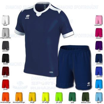 ERREA TI-MOTHY & NEW SKIN SET futball mez + nadrág SZETT - sötétkék-fehér [XS]
