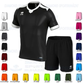 ERREA TI-MOTHY & NEW SKIN SET futball mez + nadrág SZETT - fekete-fehér [2XL]