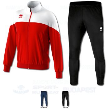 ERREA BUDDY & KEY SET cipzáras edző- és szabadidő melegítő felső + nadrág SZETT - piros-fehér