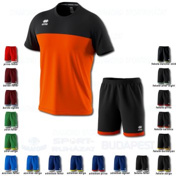 ERREA BRANDON & BARNEY SET futball mez + nadrág SZETT - narancssárga-fekete