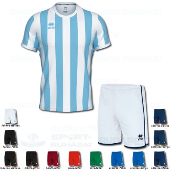 ERREA STRIP & BONN SET futball mez + nadrág SZETT - égkék-fehér ERREA STRIP & BONN SET futball mez + nadrág SZETT - égkék-fehér