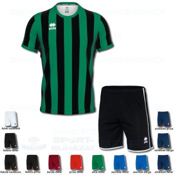 ERREA STRIP & BONN SET futball mez + nadrág SZETT - fekete-zöld