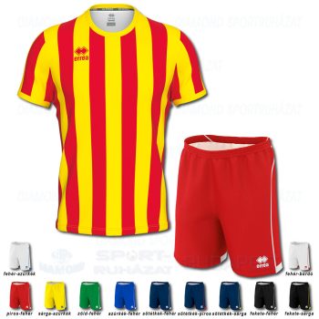 ERREA STRIP & TRANSFER 3.0 SET futball mez + nadrág SZETT - piros-sárga