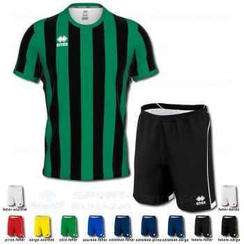 ERREA STRIP & TRANSFER 3.0 SET futball mez + nadrág SZETT - fekete-zöld
