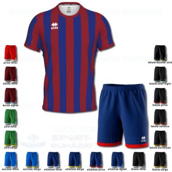 ERREA STRIP & BARNEY SET futball mez + nadrág SZETT - királykék-bordó