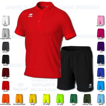 ERREA VIENNA & NEW SKIN SET futball mez + nadrág SZETT - piros-fehér