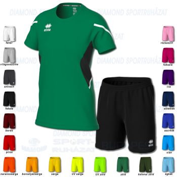 ERREA CORINNE WOMAN & NEW SKIN SET női röp- és kézilabda mez + unisex nadrág SZETT - zöld-fekete-fehér