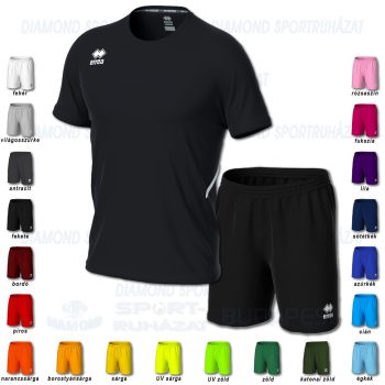 ERREA MARVIN & NEW SKIN SET futball mez + nadrág SZETT - fekete