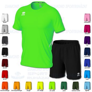 ERREA MARVIN & NEW SKIN SET futball mez + nadrág SZETT - UV zöld