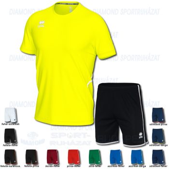 ERREA MARVIN & BONN SET futball mez + nadrág SZETT - UV sárga