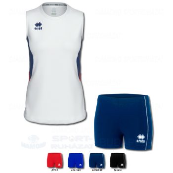 ERREA CARRY WOMAN & PREMIER WOMAN SET női röp- és kosárlabda mez + női pamutnadrág SZETT - fehér-sötétkék-piros