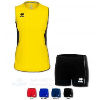 ERREA CARRY WOMAN & PREMIER WOMAN SET női röp- és kosárlabda mez + női pamutnadrág SZETT - sárga-fekete-fehér