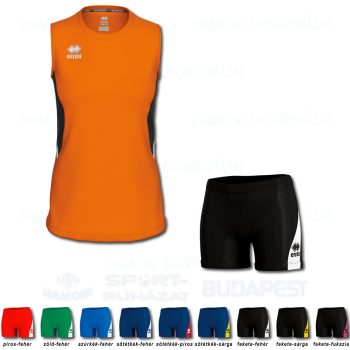 ERREA CARRY WOMAN & AMAZON WOMAN 3.0 SET női röp- és kosárlabda mez + női nadrág SZETT - narancssárga-fekete-fehér