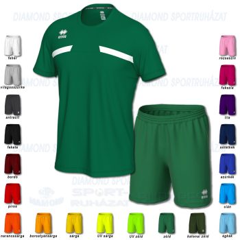 ERREA MARK & NEW SKIN SET futball mez + nadrág SZETT - zöld-fehér ERREA MARK & NEW SKIN SET futball mez + nadrág SZETT - zöld-fehér