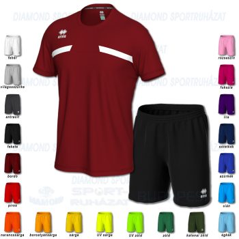 ERREA MARK & NEW SKIN SET futball mez + nadrág SZETT - bordó-fehér