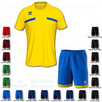 ERREA MARK & BARNEY SET futball mez + nadrág SZETT - sárga-azúrkék