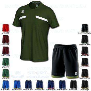 ERREA MARK & BARNEY SET futball mez + nadrág SZETT - katonai zöld-fehér ERREA MARK & BARNEY SET futball mez + nadrág SZETT - katonai zöld-fehér
