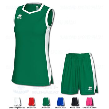 ERREA BECKY & BECKY WOMAN SET női röp- és kosárlabda mez + női nadrág SZETT - zöld-fehér