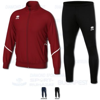 ERREA MARLON & FLANN 3.0 SET edző- és szabadidő melegítő felső + nadrág SZETT - bordó