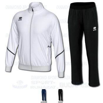 ERREA MARLON & VALERY WOMAN SET edző- és szabadidő melegítő felső + női nadrág SZETT - fehér