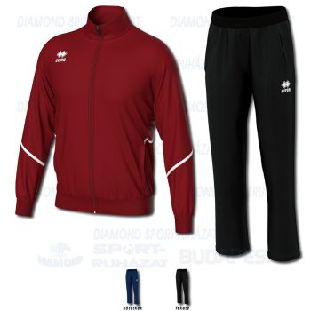 ERREA MARLON & VALERY WOMAN SET edző- és szabadidő melegítő felső + női nadrág SZETT - bordó