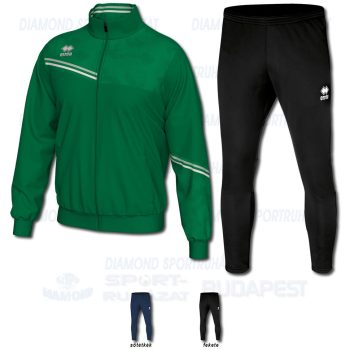 ERREA ELTON & KEY 3.0 SET cipzáras edző- és szabadidő melegítő felső + nadrág SZETT - zöld-világosszürke-fehér