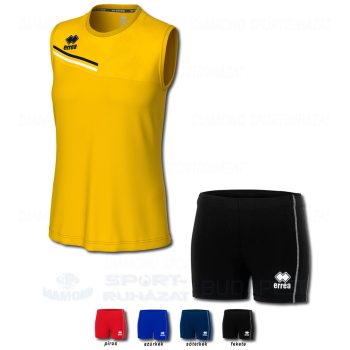 ERREA ELOY WOMAN & PREMIER WOMAN SET női röp- és kosárlabda mez + női nadrág SZETT - sárga-sötétkék-fehér