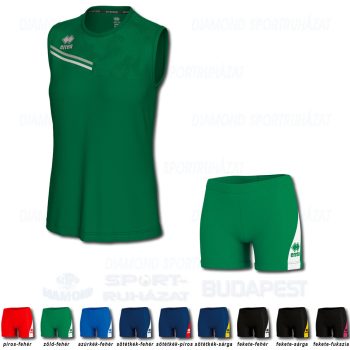 ERREA ELOY WOMAN & AMAZON 3.0 WOMAN SET női röp- és kosárlabda mez + női nadrág SZETT - zöld-világosszürke-fehér