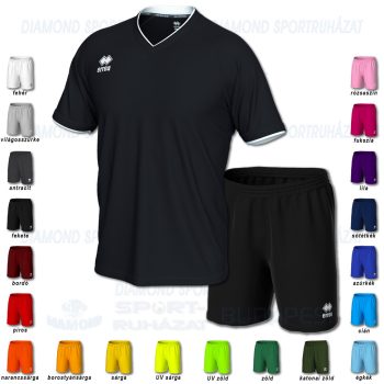 ERREA LEONARD & NEW SKIN SET futball mez + nadrág SZETT - fekete-fehér