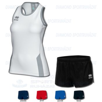 ERREA REGIS WOMAN & BLAST SET női atléta mez + unisex nadrág SZETT - fehér-világosszürke