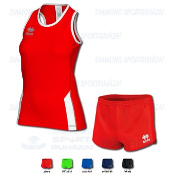 ERREA REGIS WOMAN & MEYER SET női atléta mez + unisex nadrág SZETT - piros-fehér