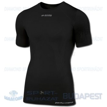 ERREA DAVID ELASTIC SHIRT elasztikus aláöltöző felső (rövid ujjú) - fekete